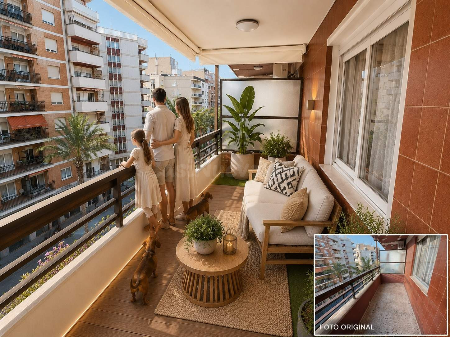 AMPLIO PISO DE 120 m2 EN EL CENTRO DE GANDÍA – 4 habitacione