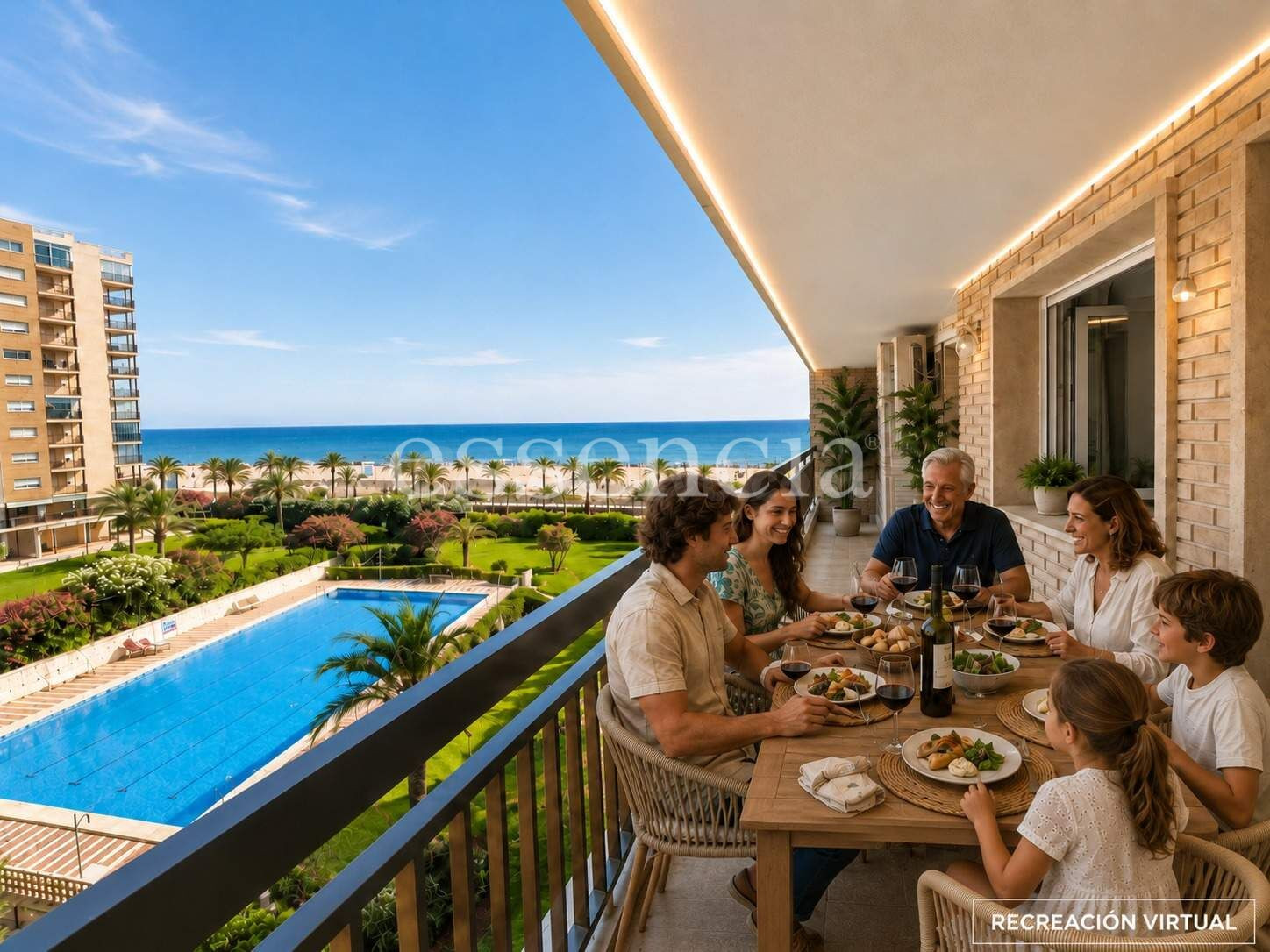 APARTAMENTO EN 1ERA. LINEA DE PLAYA DE GANDÍA – VISTAS ESPEC - foto 2