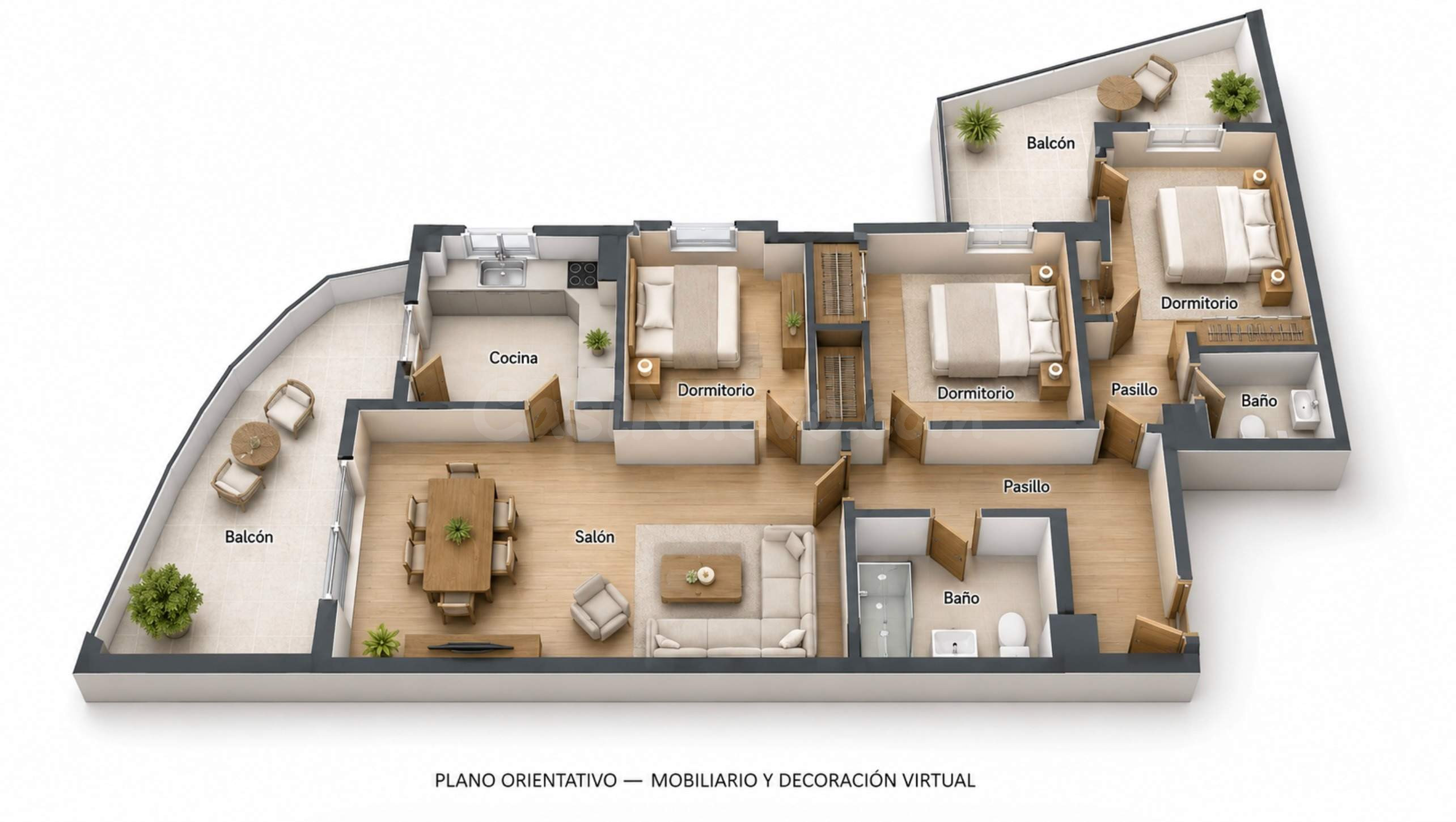 Apartamento en Villajoyosa. ¡Gran terraza y 3 dormitorios con 1 garaje incluido, y otro opcional! A tan solo 450 metros de la playa. - foto 3