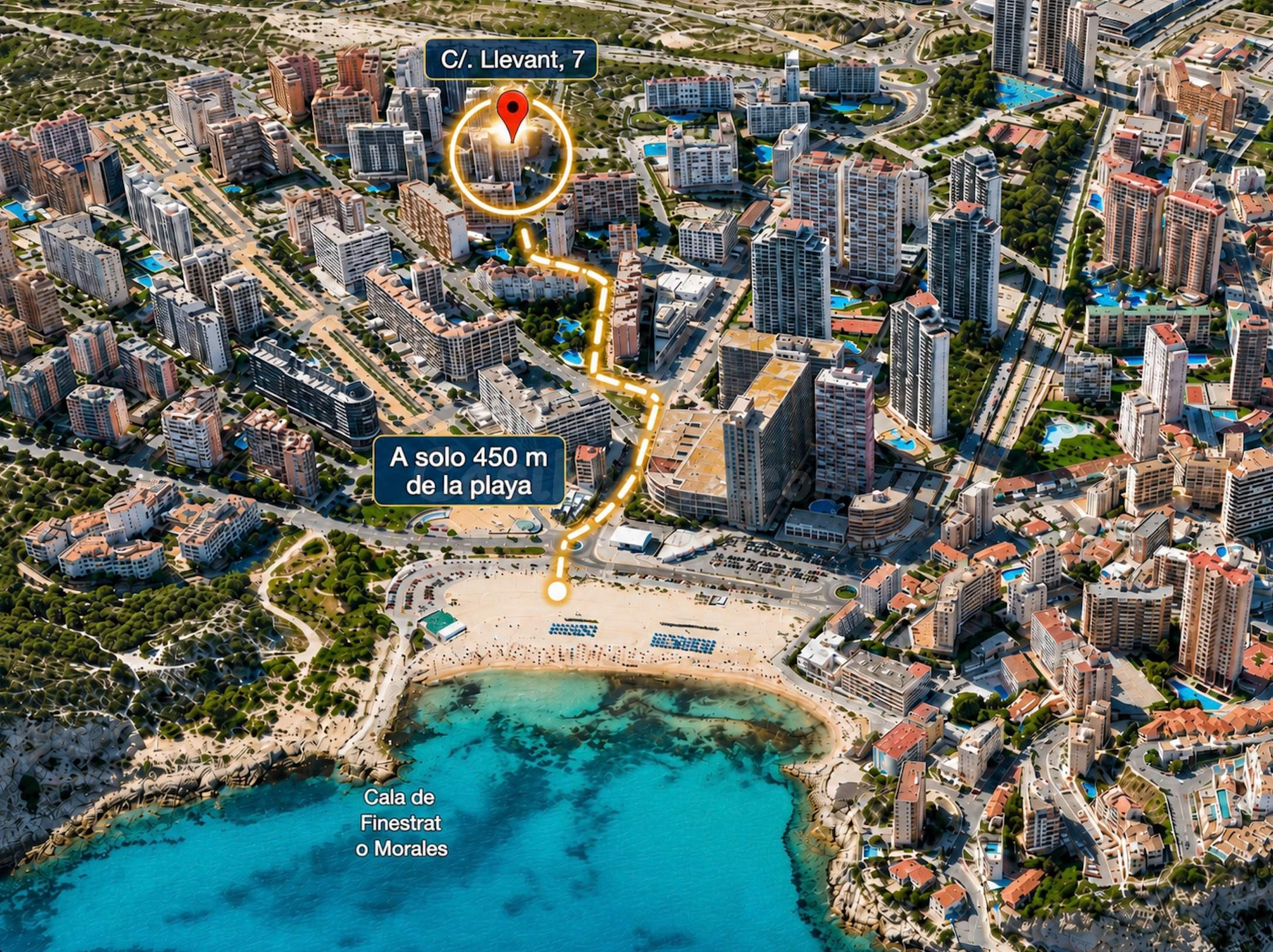 Apartamento en Villajoyosa. ¡Gran terraza y 3 dormitorios con 1 garaje incluido, y otro opcional! A tan solo 450 metros de la playa. - foto 4