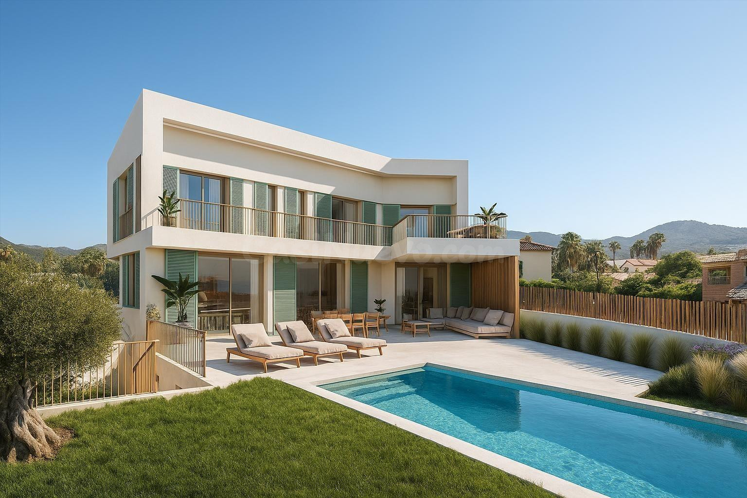 VILLA DE NUEVA CONSTRUCCIÓN CON VISTAS A LA MONTAÑA EN CALVI