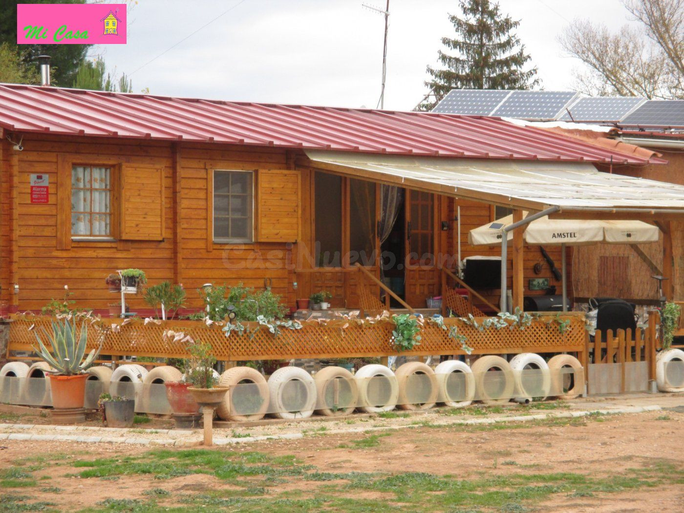 FINCA DE 5.615 Mº VALLADA CON UNA ACOGEDORA CASA DE MADERA C