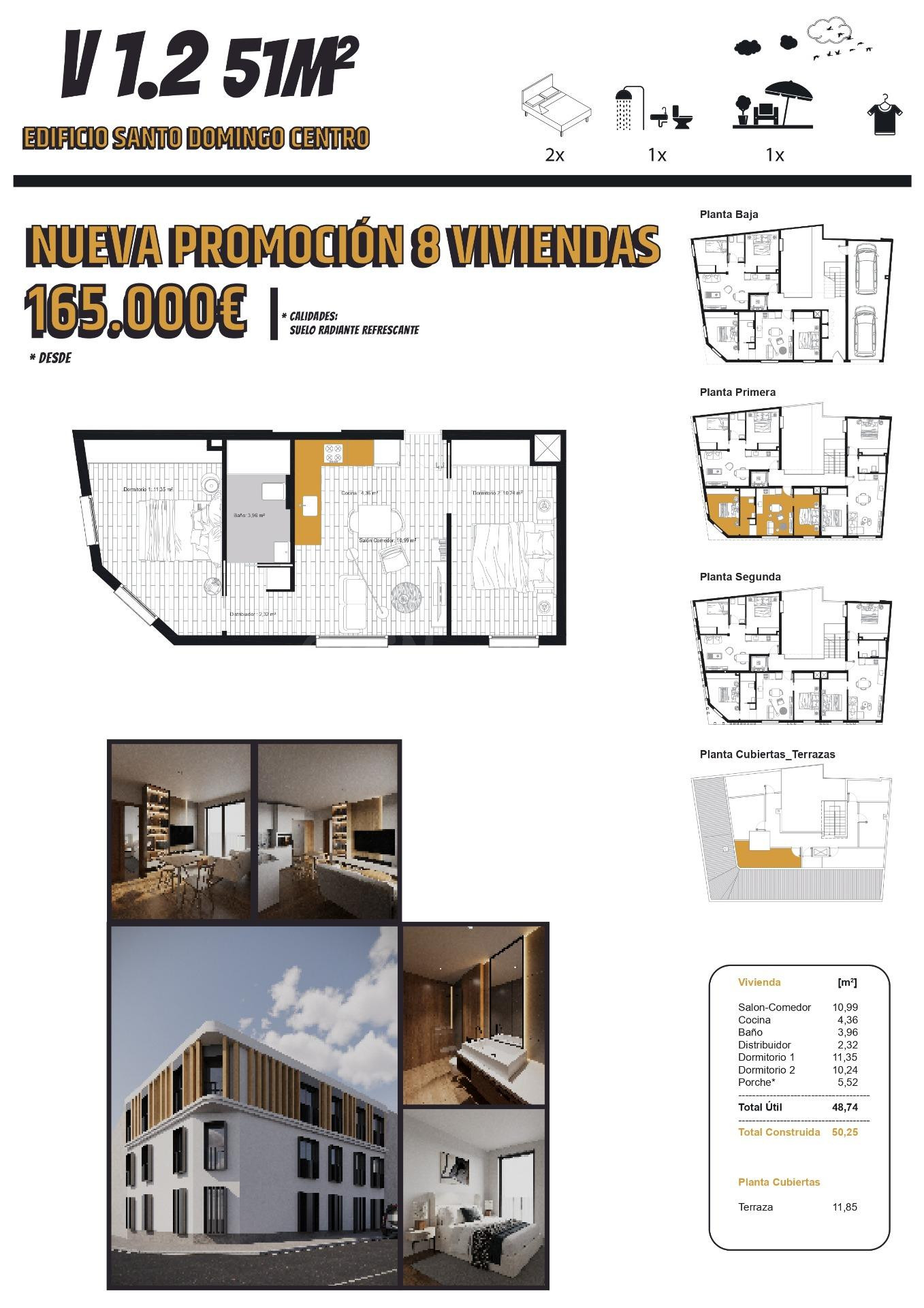 PROMOCIÓN OBRA NUEVA EN LA CALLE SANTO DOMINGO