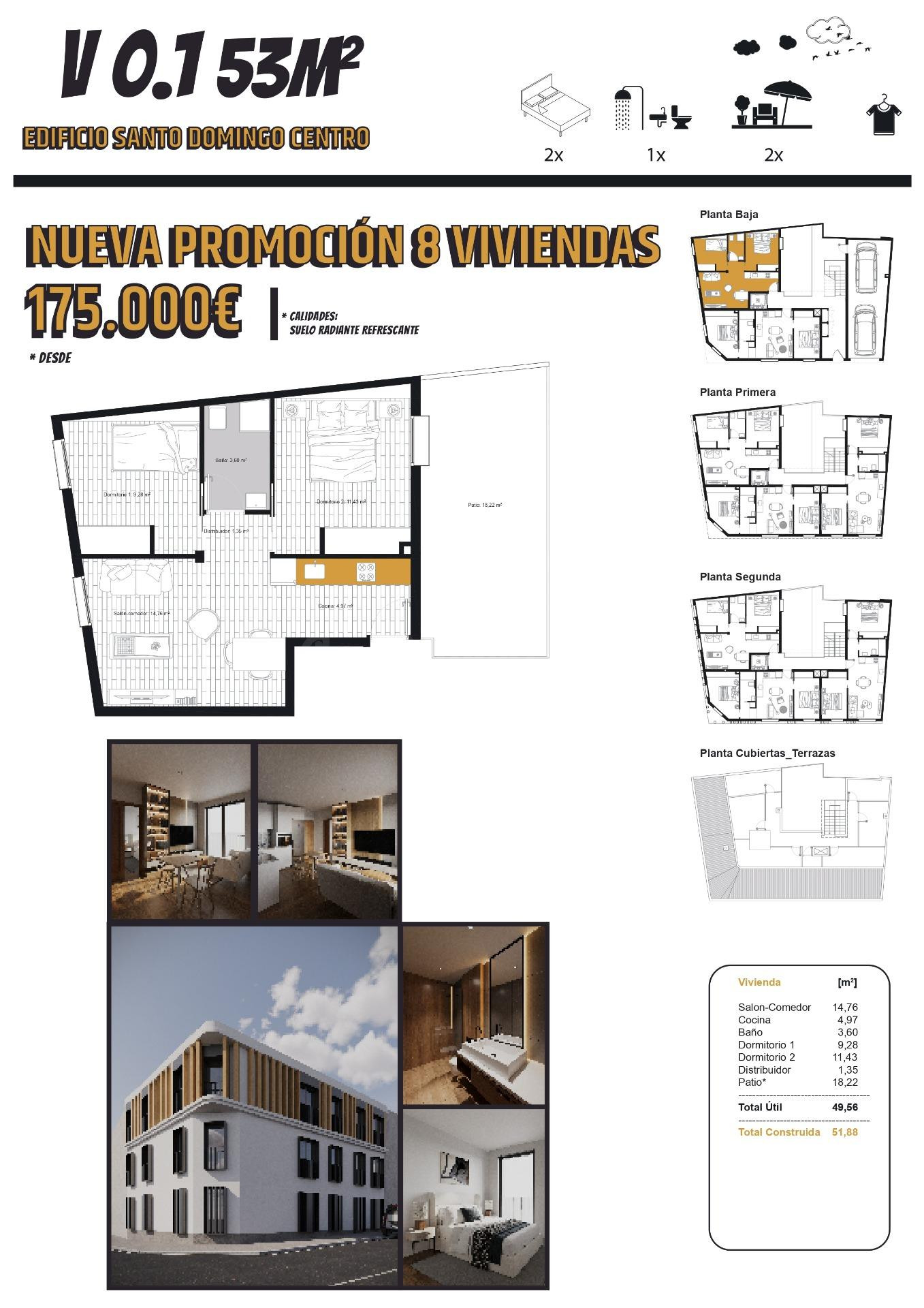 PROMOCIÓN OBRA NUEVA EN LA CALLE SANTO DOMINGO