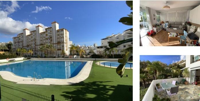 Soleado apartamento de 2 dormitorios con vistas al mar junto