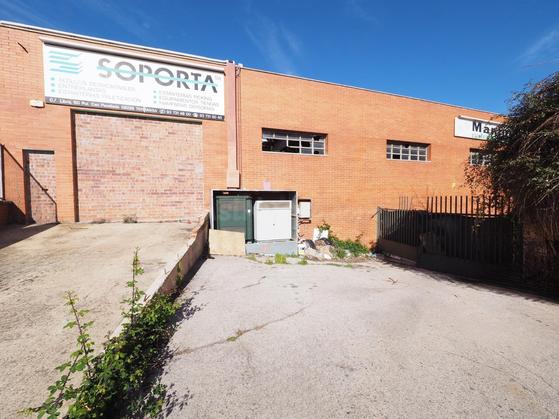 SE VENDE NAVE INDUSTRIAL EN TERRASSA, ZONA CAN PARELLADA