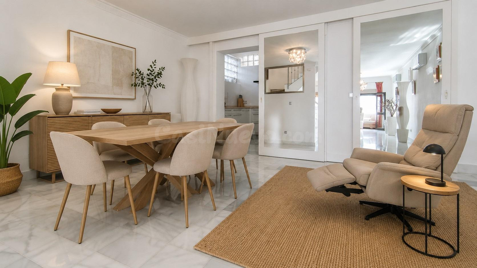VENTA DE CASA ADOSADA EN MIJAS GOLF, MIJAS COSTA. 3 DORMITOR