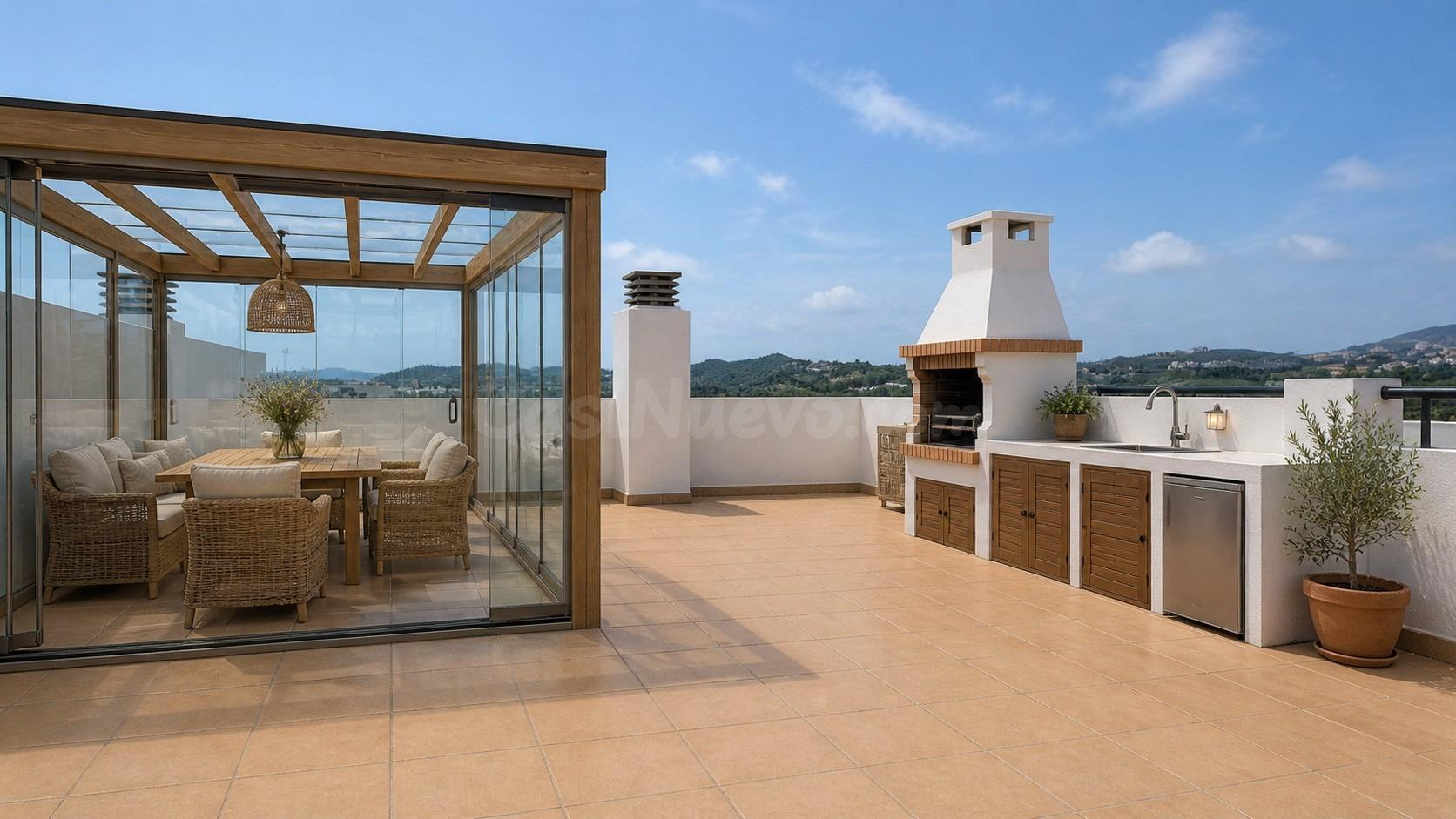 Ático con gran solarium y vistas panorámicas en las lagunas  - foto 3