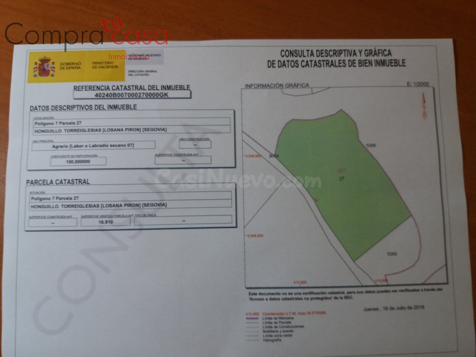 PARCELAS RÚSTICAS EN LOSANA DE PIRÓN - foto 4