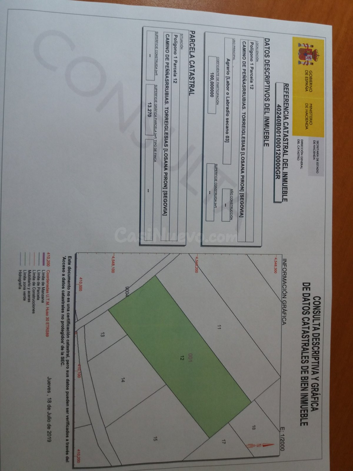 parcela rustica-venta-losana de piron - foto 2