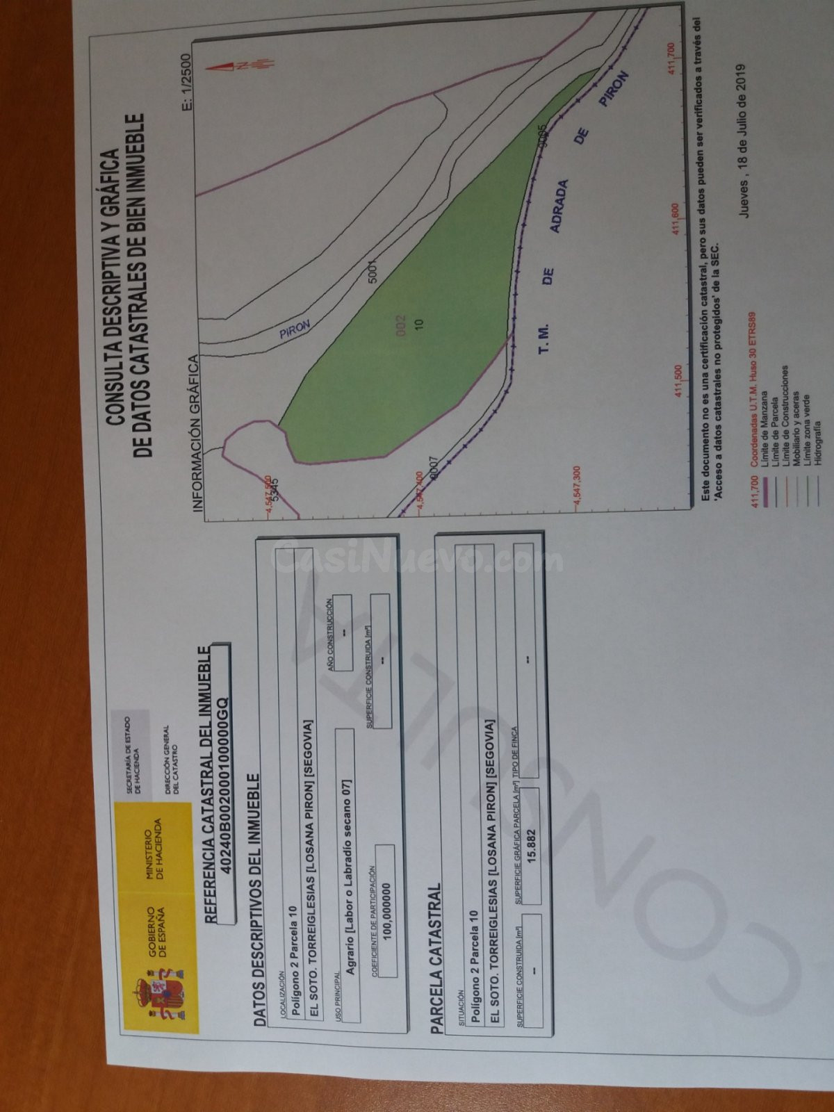 parcela rustica-venta-losana de piron - foto 3
