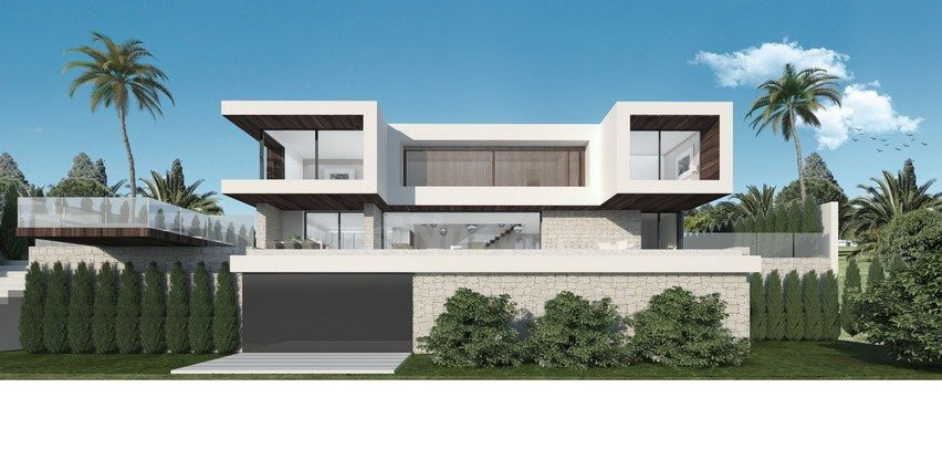se vende villa para construir en las lomas de mijas