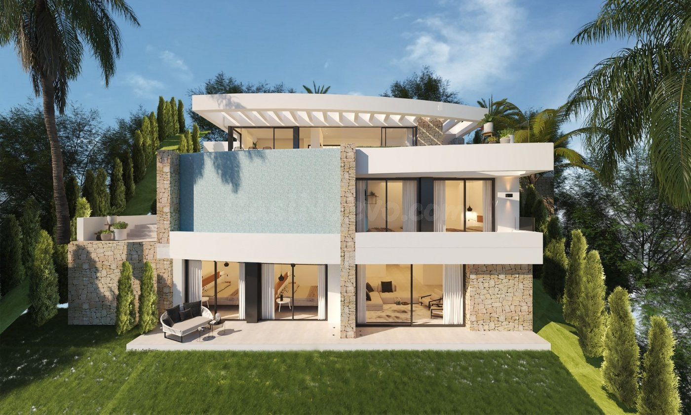 villa en mijas pueblo con espectaculares vistas panoramicas 