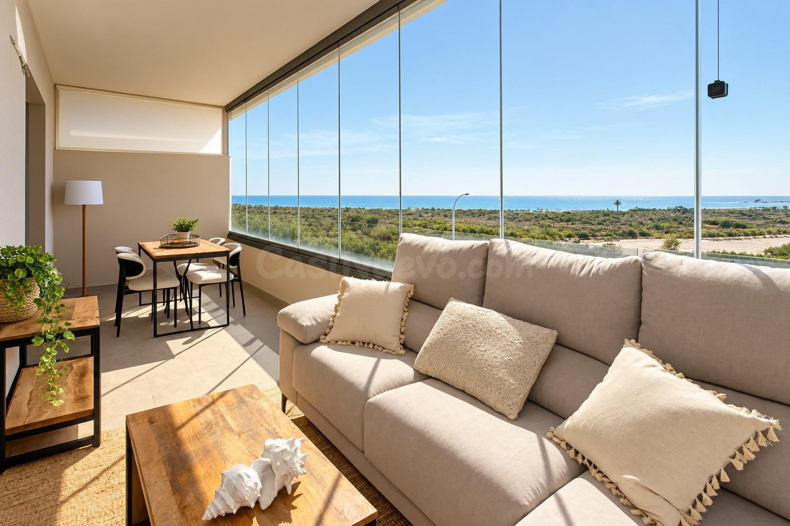 APARTAMENTO CON VISTAS DESPEJADA EN SANTA POLA A 100M DEL MAR - foto 2