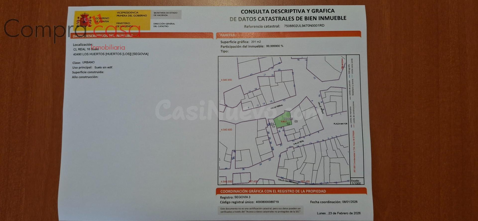 VENTA DE SOLAR EN LOS HUERTOS SEGOVIA - foto 2
