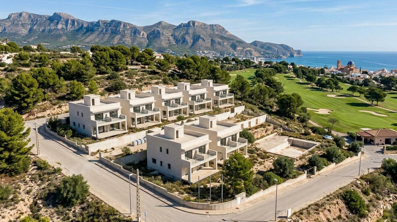 Altea 12 viviendas obra nueva sin terminar
