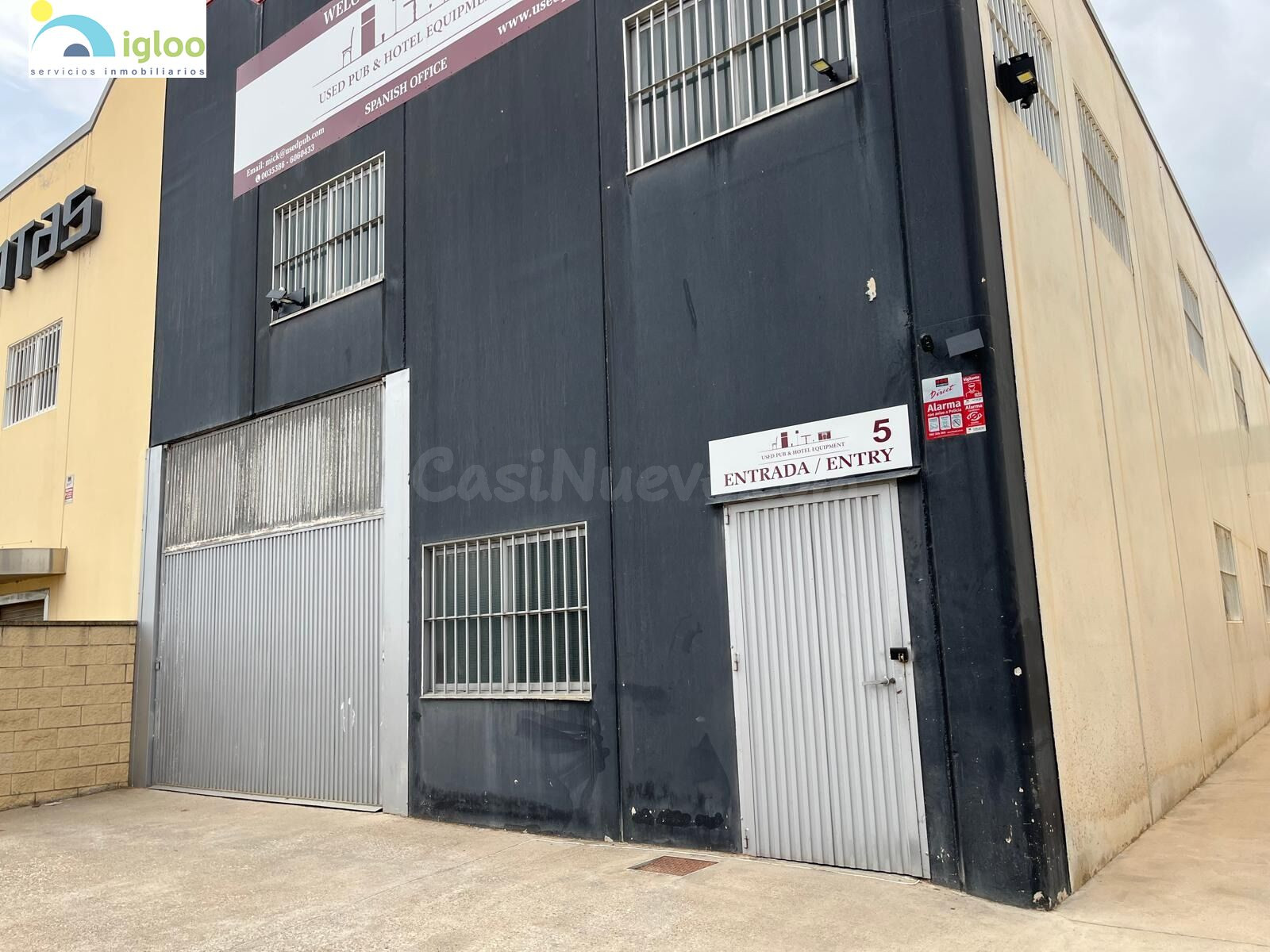 Nave Almoradi Pol. Maromas 400 m2 + altillo 150 m2 - foto 4