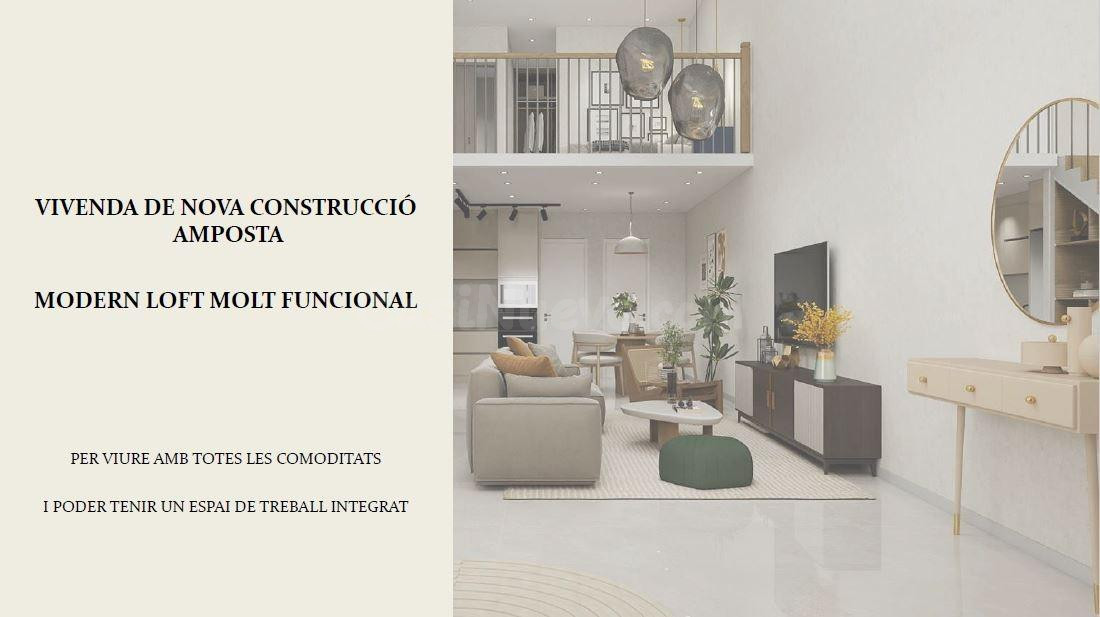 VIVENDA DE NOVA CONSTRUCCIÓ A AMPOSTA - MODERN LOFT MOLT FUNCIONAL