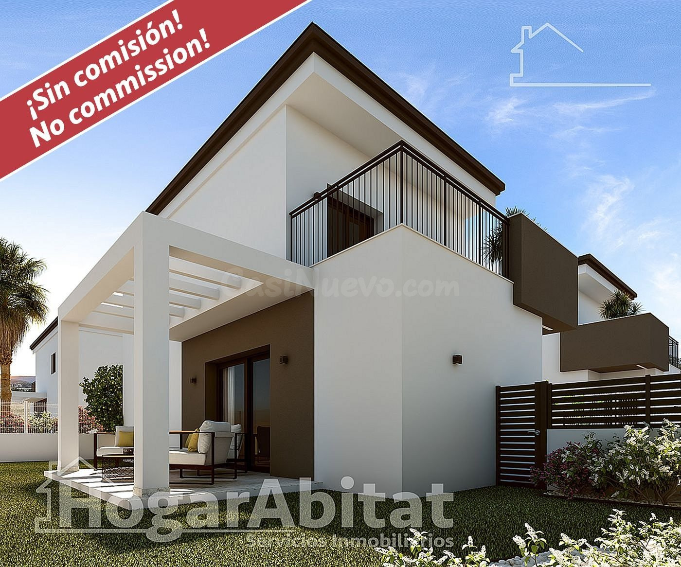 CHALET DE OBRA NUEVA CON PISCINA, TERRAZA Y GARAJE EN ESPECT