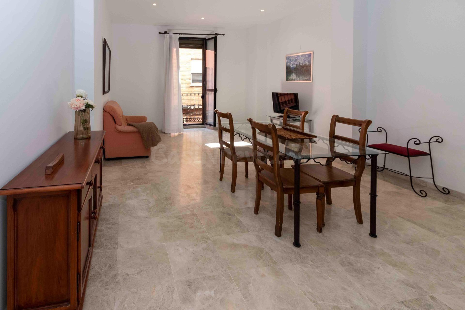 APARTAMENTO EN CASCO ANTIGUO AMUEBLADO CON GARAJE Y TRASTERO.