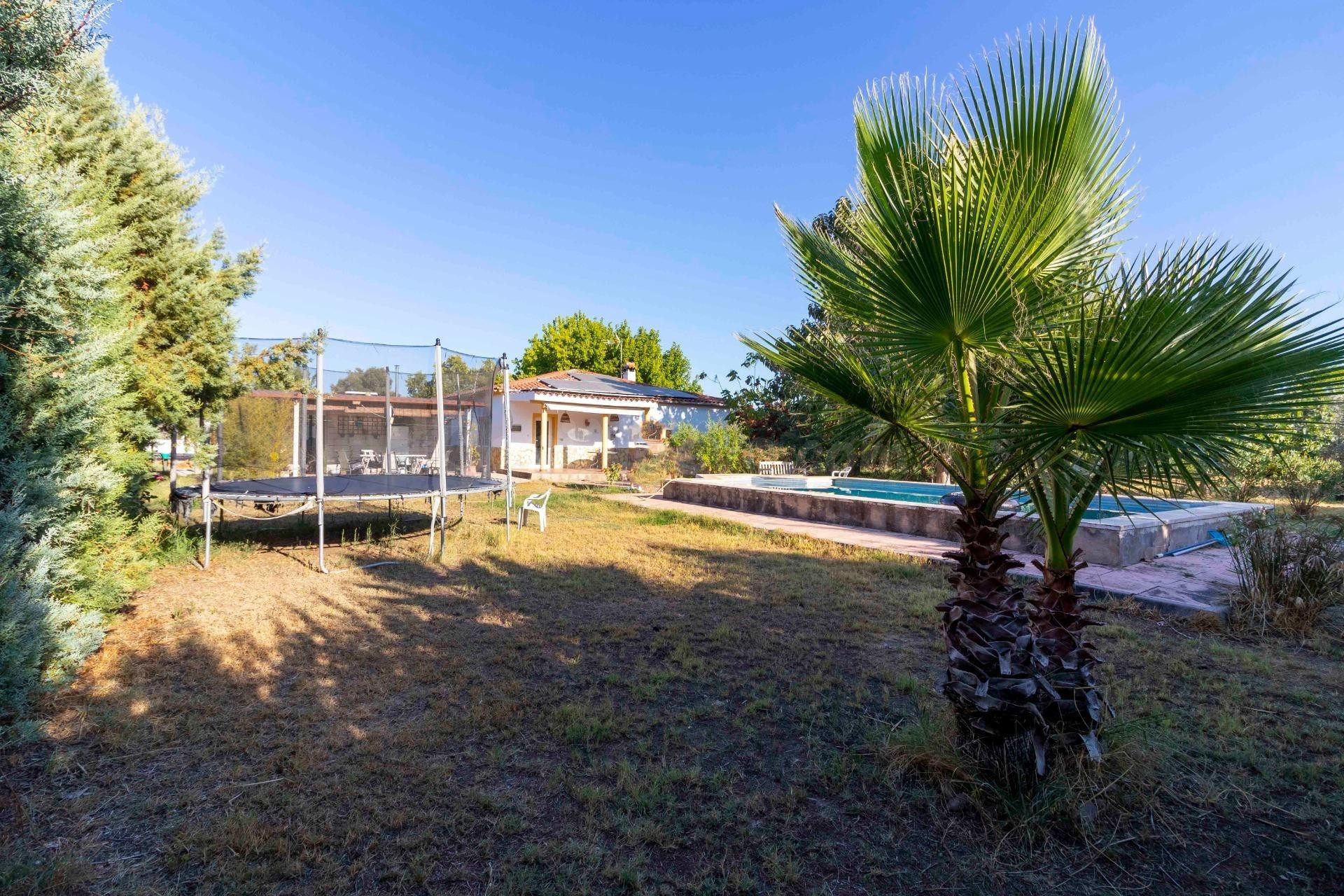 PARCELA CON VIVIENDA PARA ENTRAR A VIVIR Y PISCINA EN LA DEHESA DE CALAMON - foto 4
