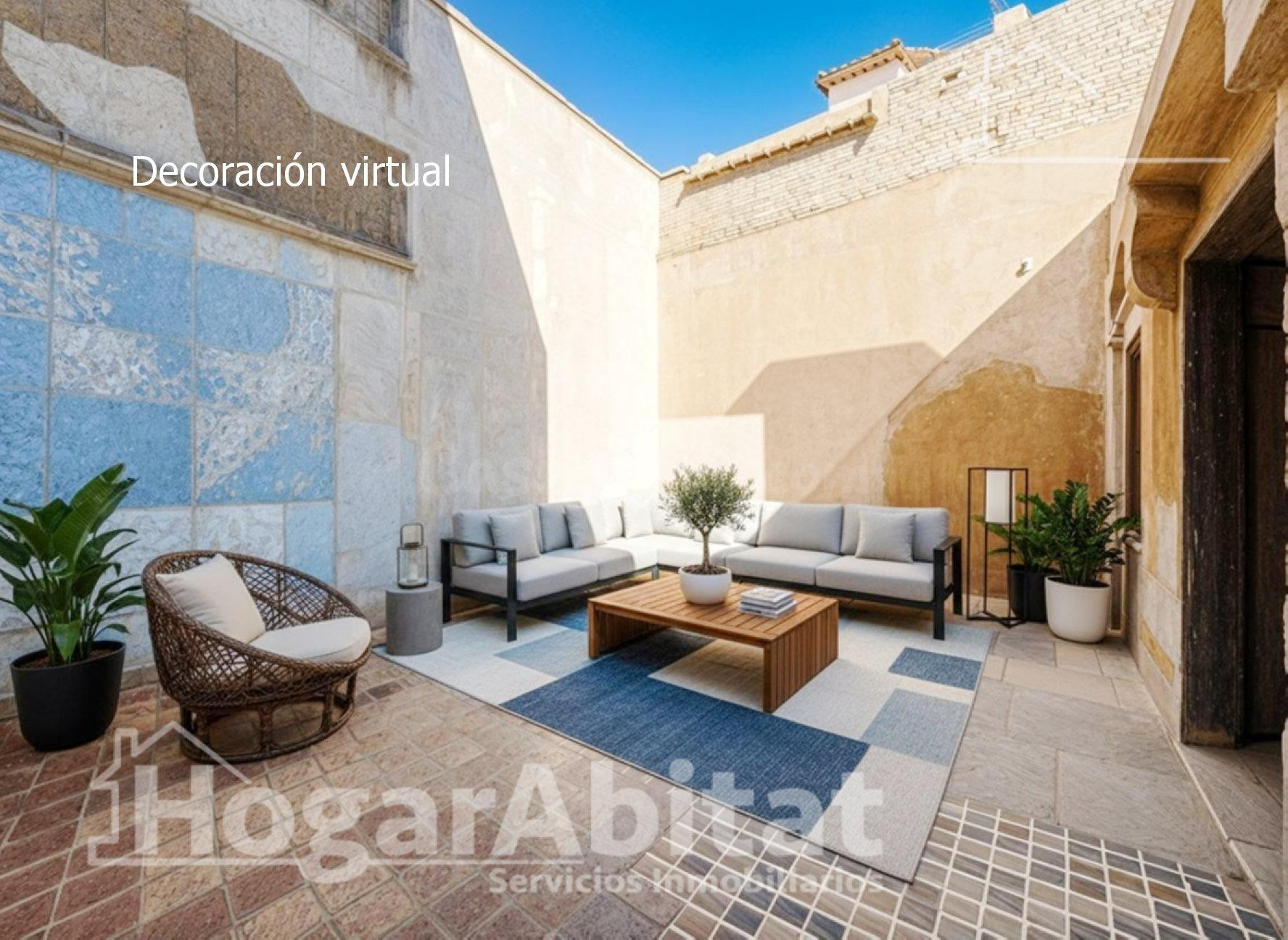 CASA ACOGEDORA Y LUMINOSA PARA REFORMAR CON TERRAZA