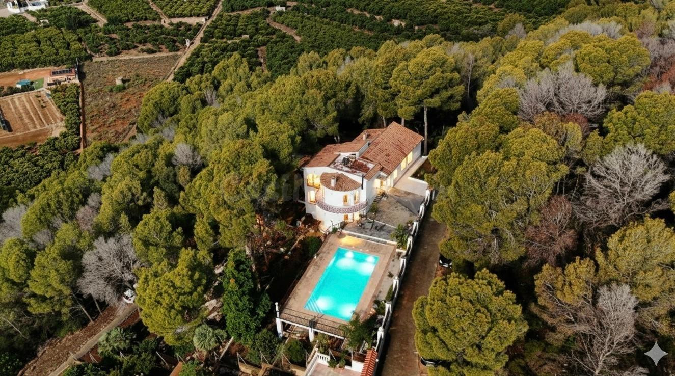 Villa de Ensueño entre Pinares con 3 Viviendas Independiente