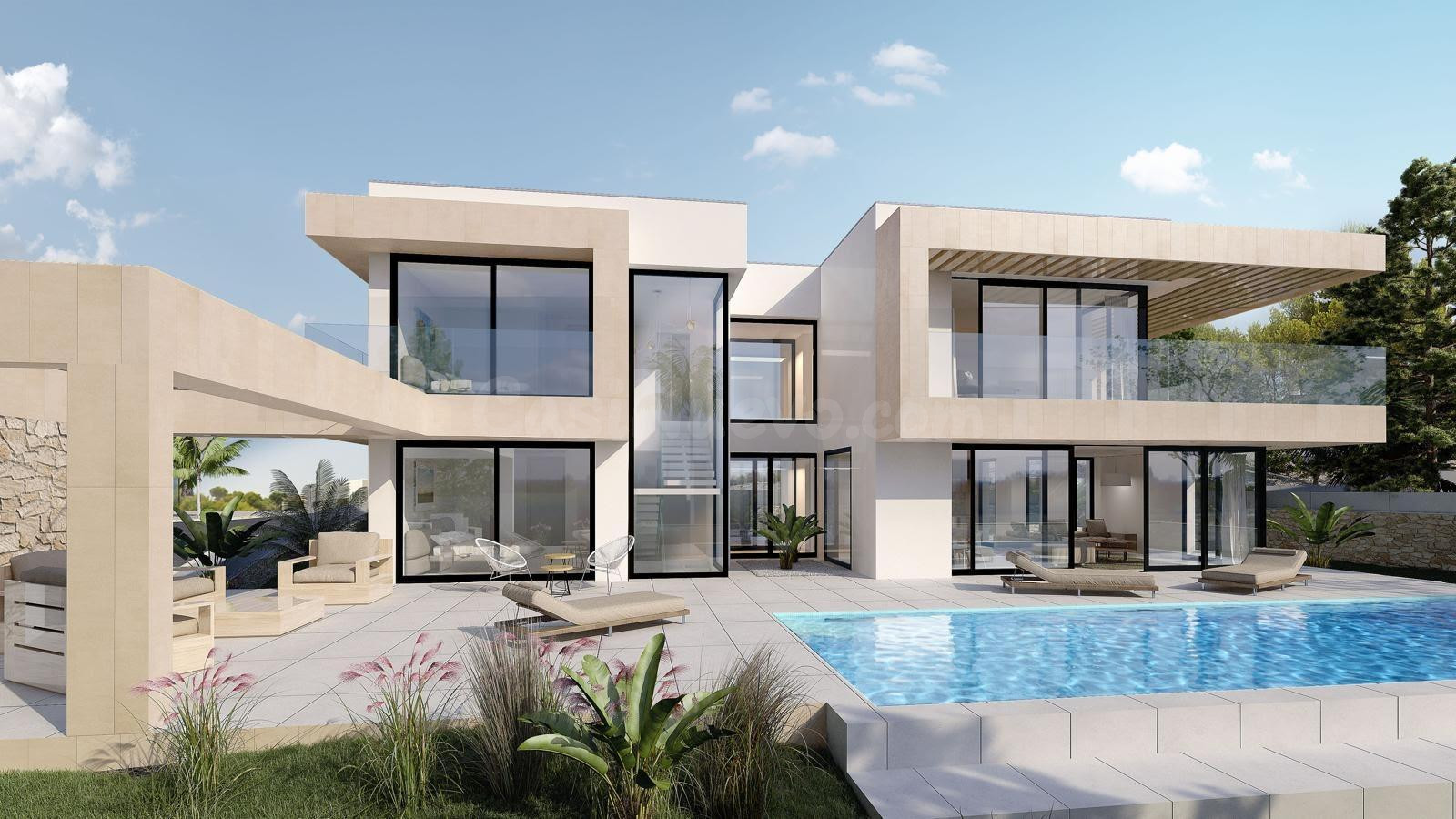 Moraira se vende terreno con proyecto, licencia y vistas al  - foto 2