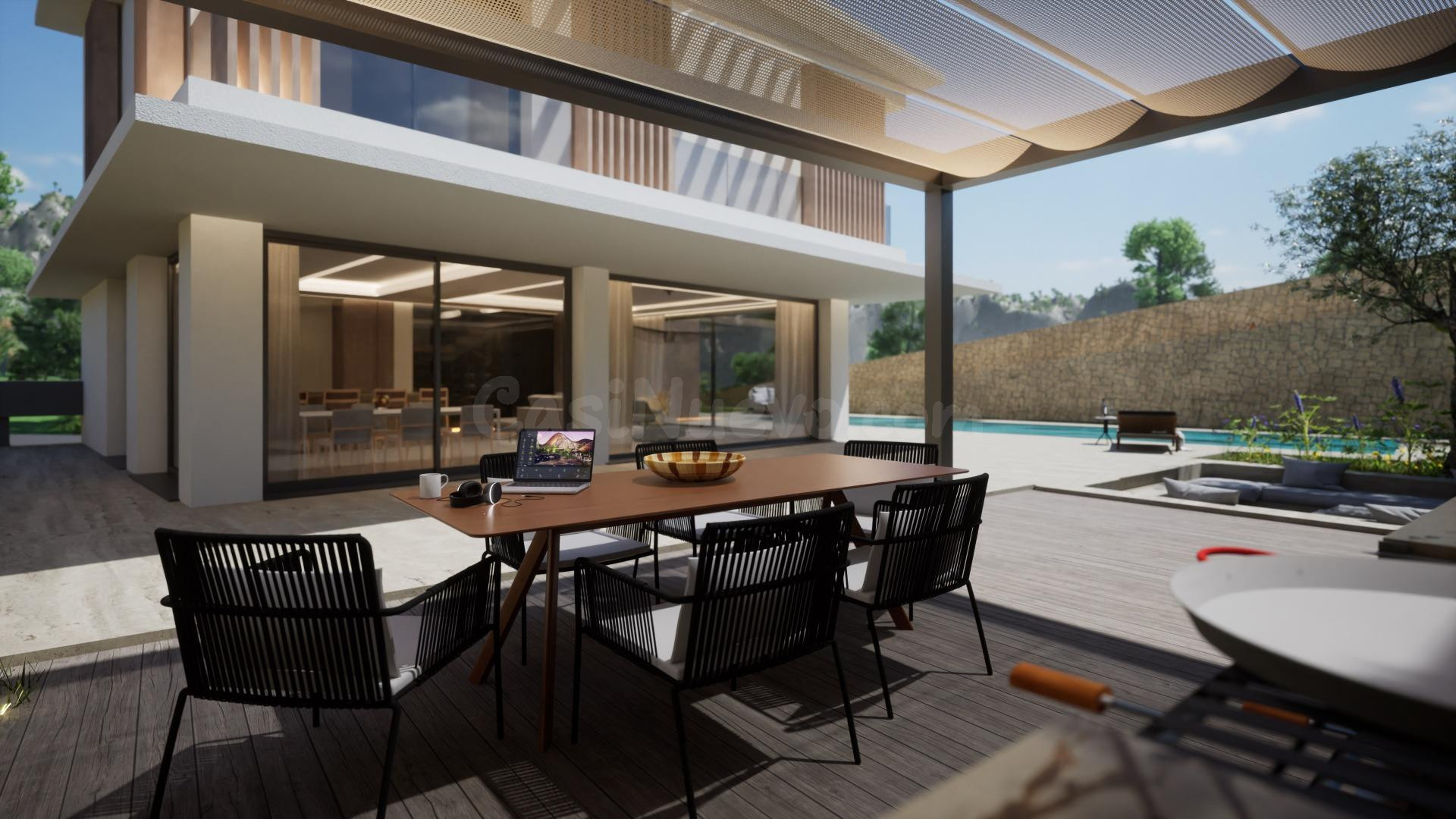 Emocionante proyecto de nueva construcción en Moraira para u - foto 4