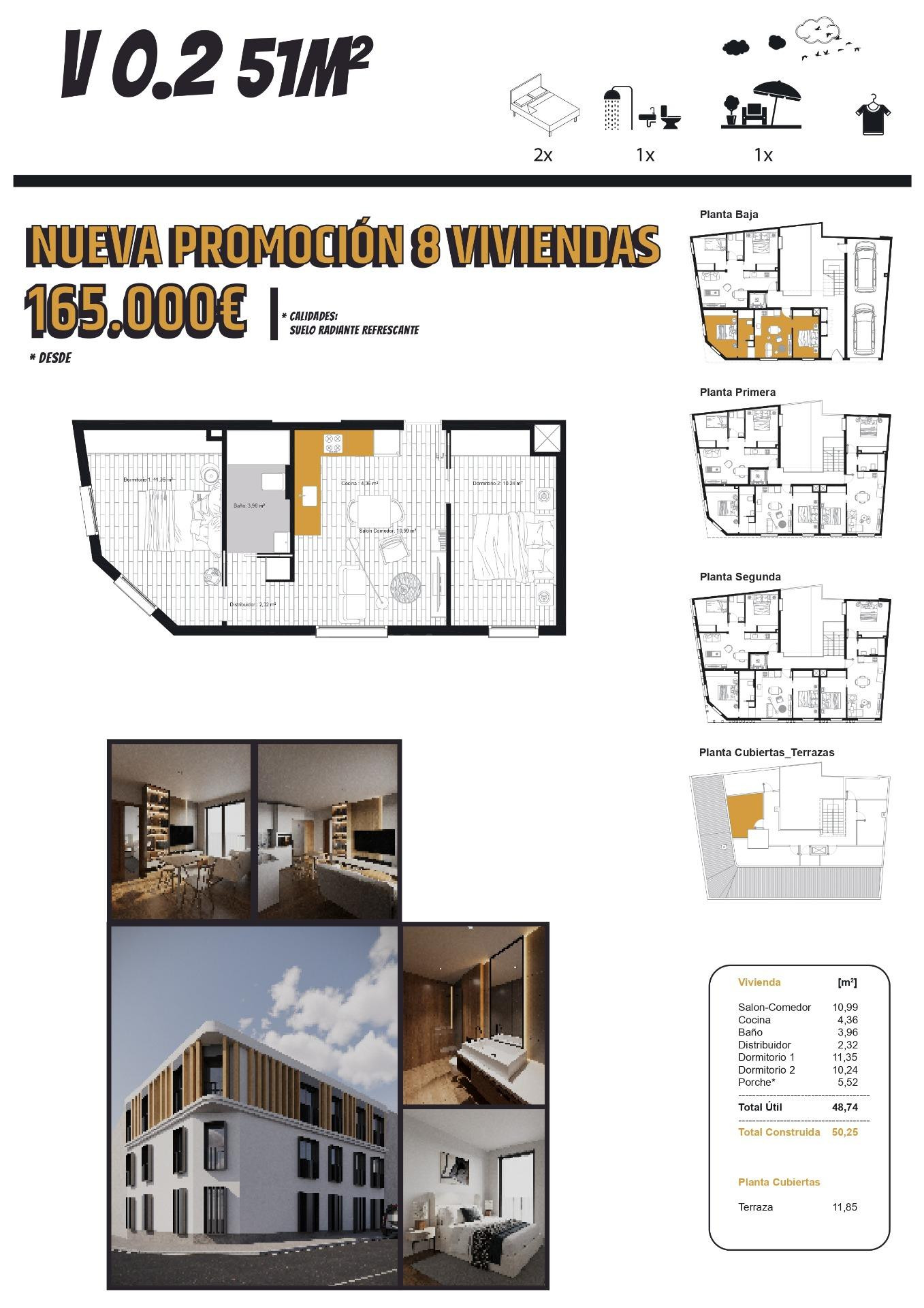 PROMOCIÓN OBRA NUEVA EN LA CALLE SANTO DOMINGO
