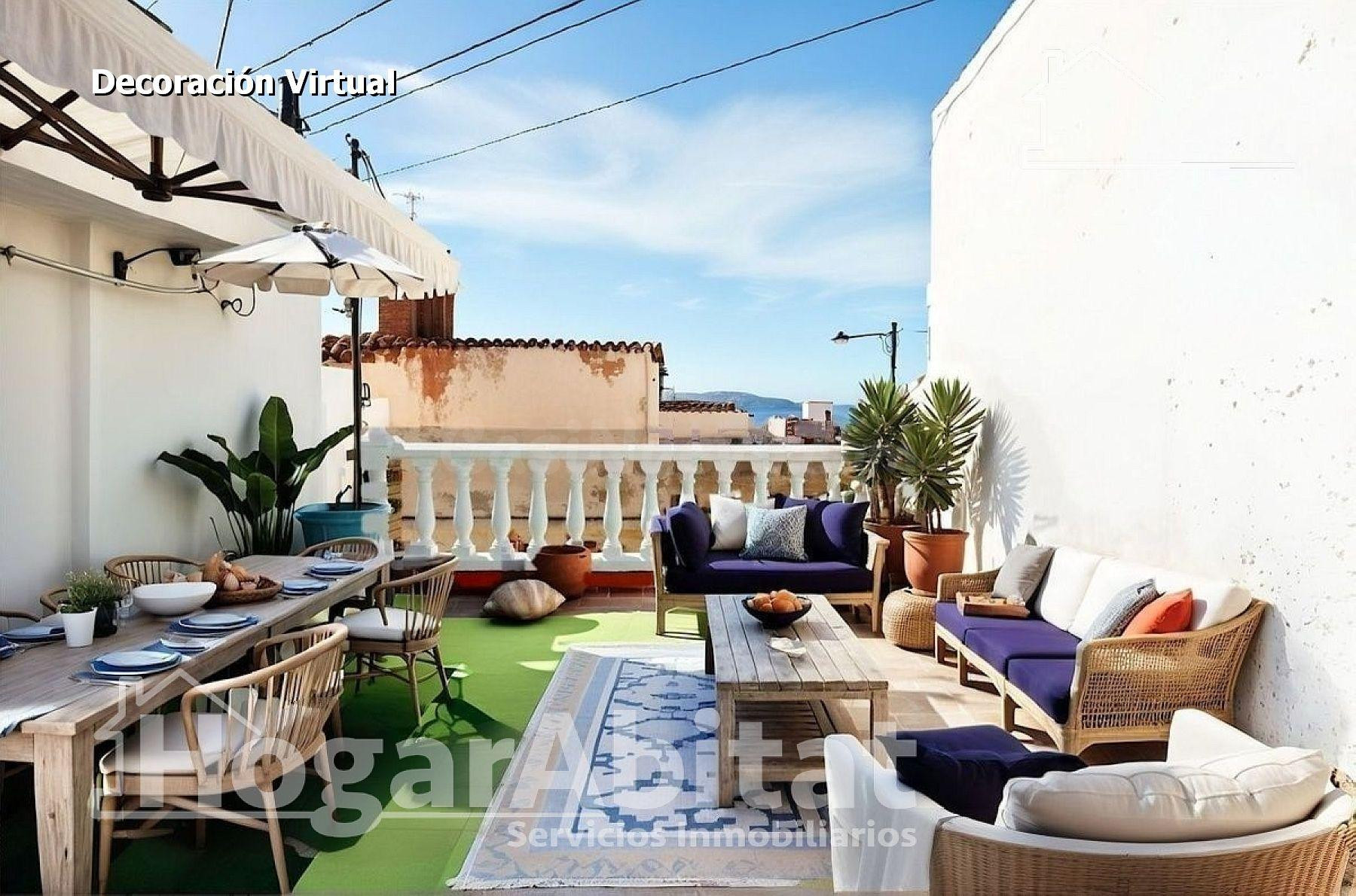 ¡CULLERA CENTRO! CASA BONITA, LUMINOSA Y REFORMADA CON TERRA - foto 2