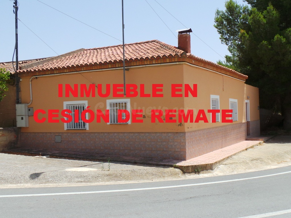 INMUEBLE EN CESIÓN DE REMATE EN VILLENA. ALICANTE