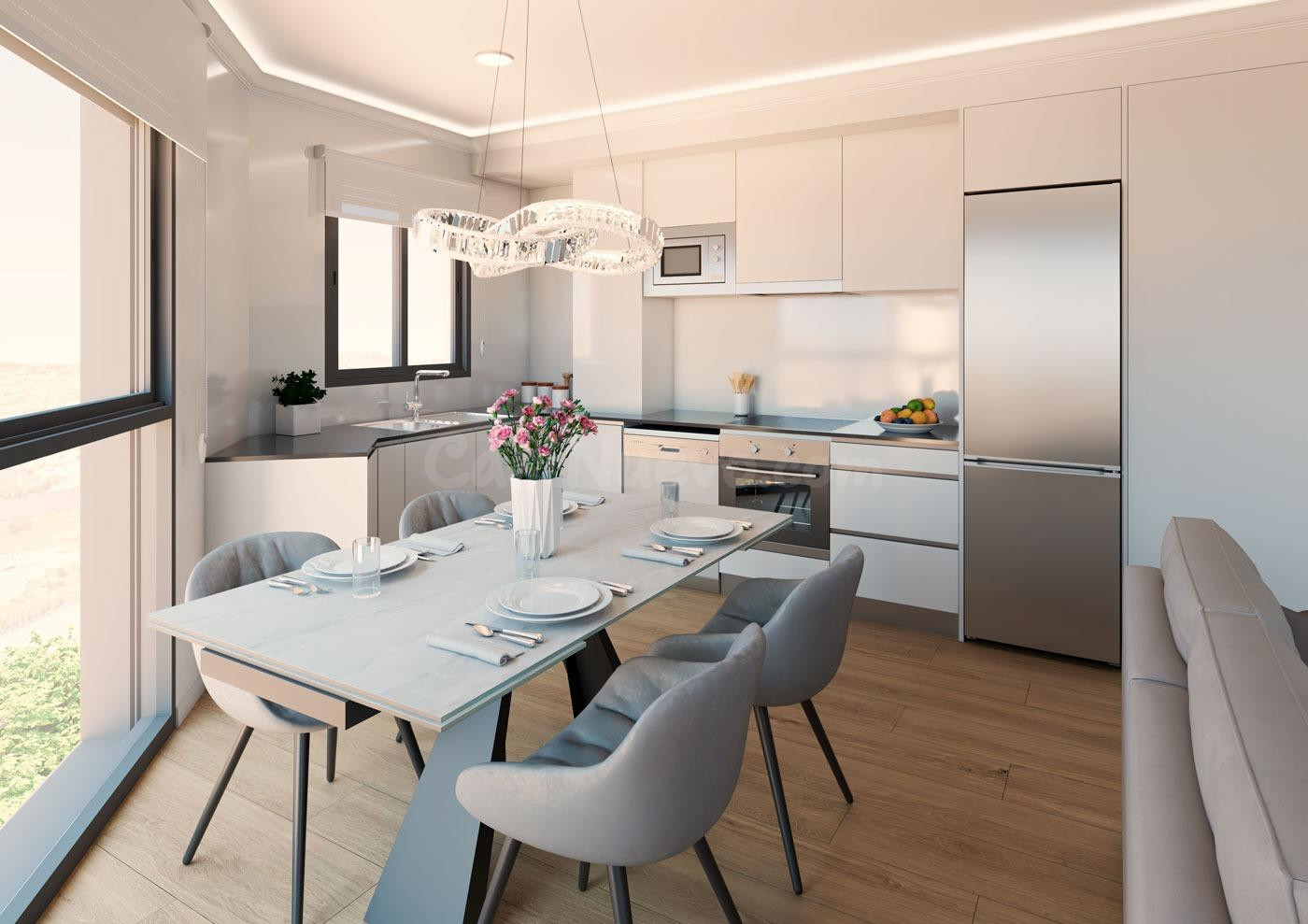 VIVIENDA DE TRES DORMITORIOS CON EXCEPCIONALES CALIDADES, GARAJE NO INCLUIDO EN EL PRECIO