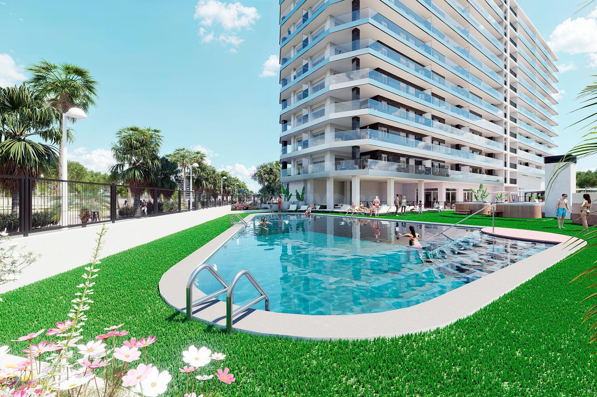 APARTAMENTO DE TRES DORMITORIOS EN PRIMERA LINEA DE PLAYA - 