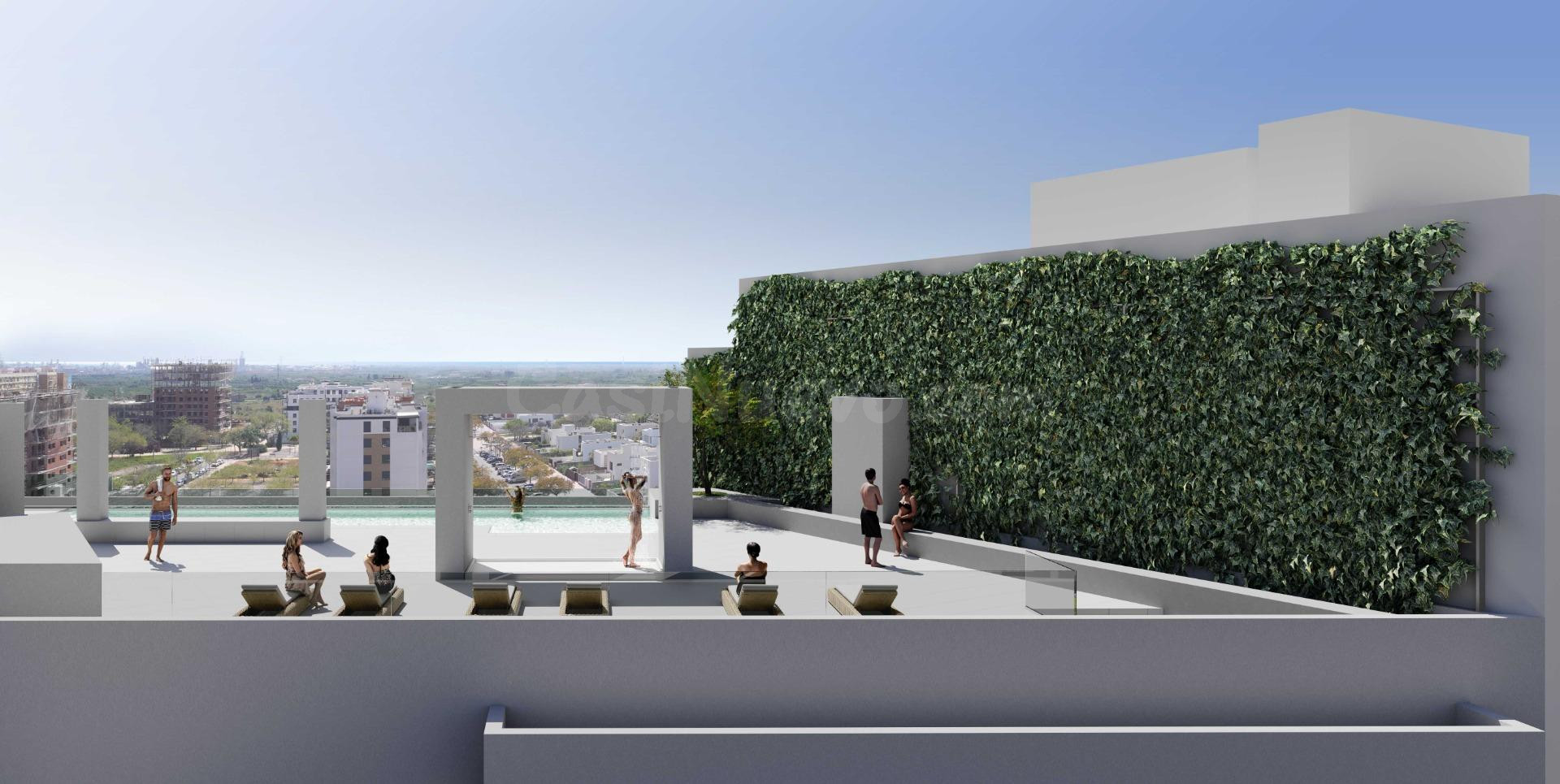 OBRA NUEVA CON PISCINA Y AMPLIAS TERRAZAS EN ZONA SENSAL - foto 2