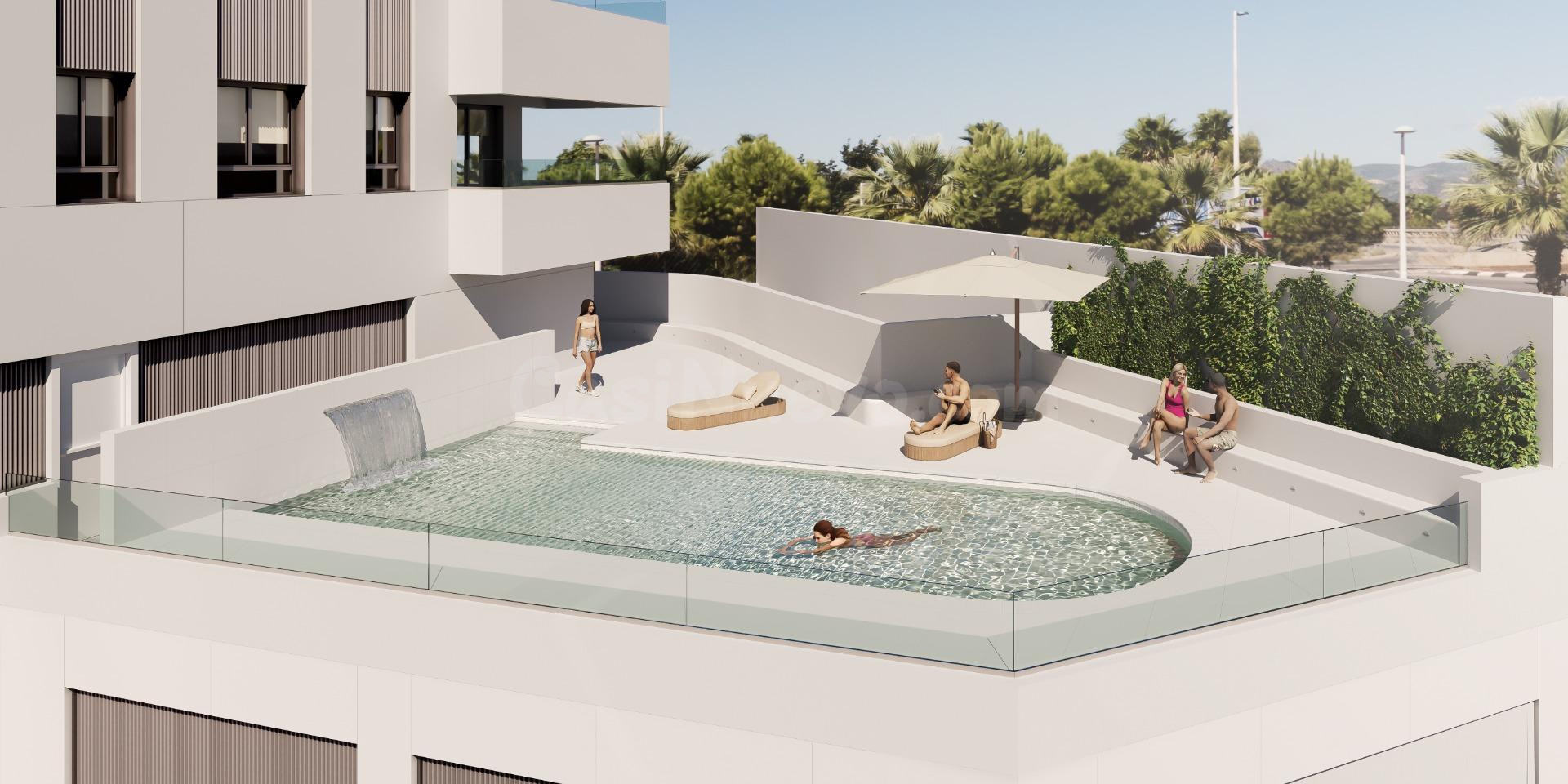 OBRA NUEVA CON PISCINA Y AMPLIAS TERRAZAS JUNTO AL PARQUE Y PLAYA DEL PINAR
