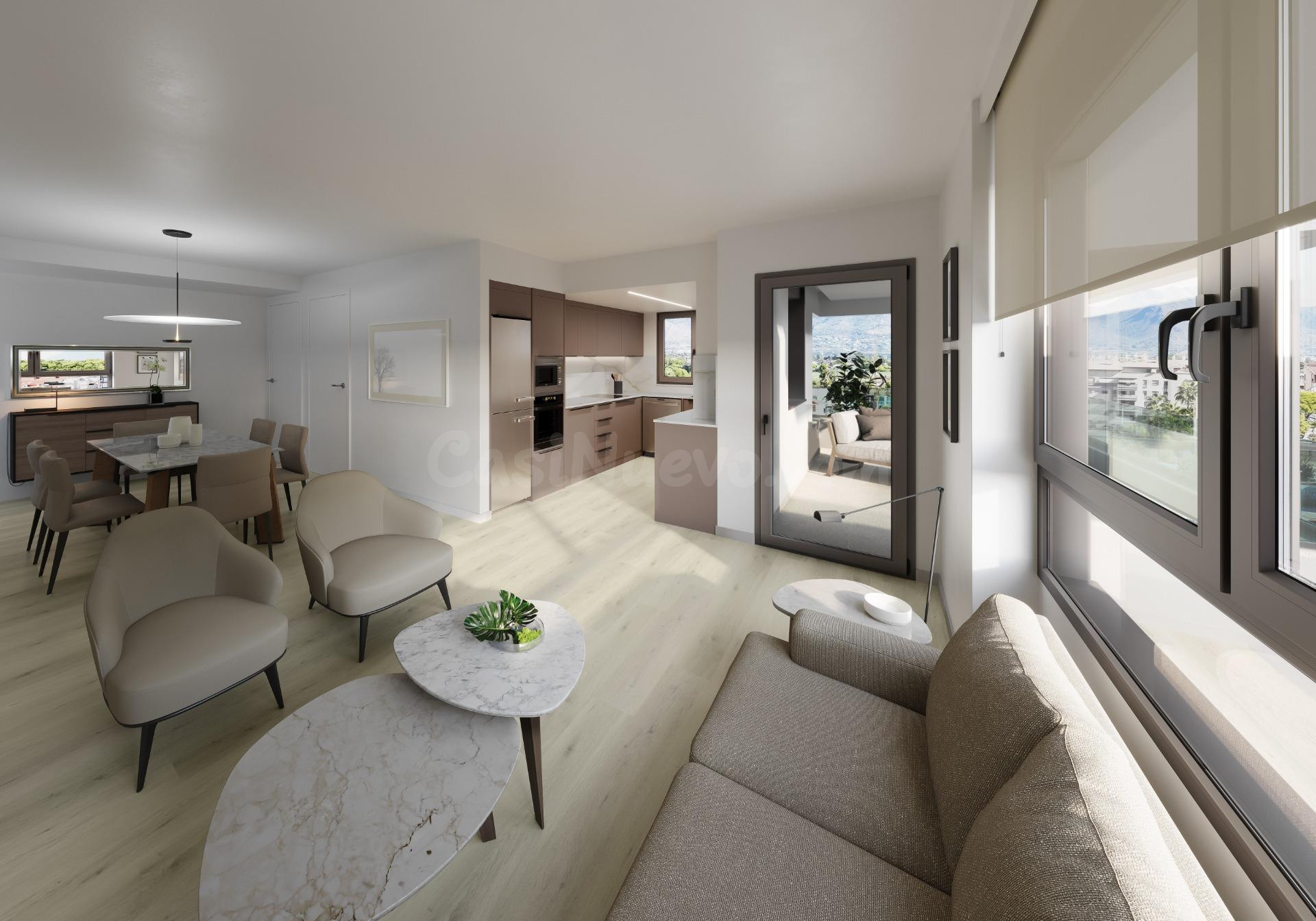 OBRA NUEVA CON PISCINA Y AMPLIAS TERRAZAS JUNTO AL PARQUE Y  - foto 3