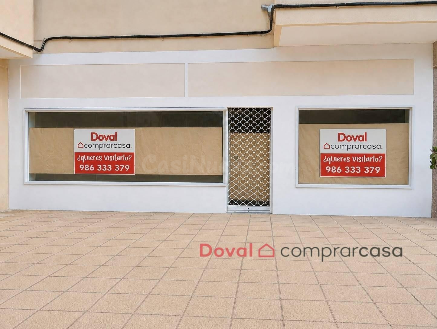 Se vende amplio local comercial en O Porriño – Calle Antonio