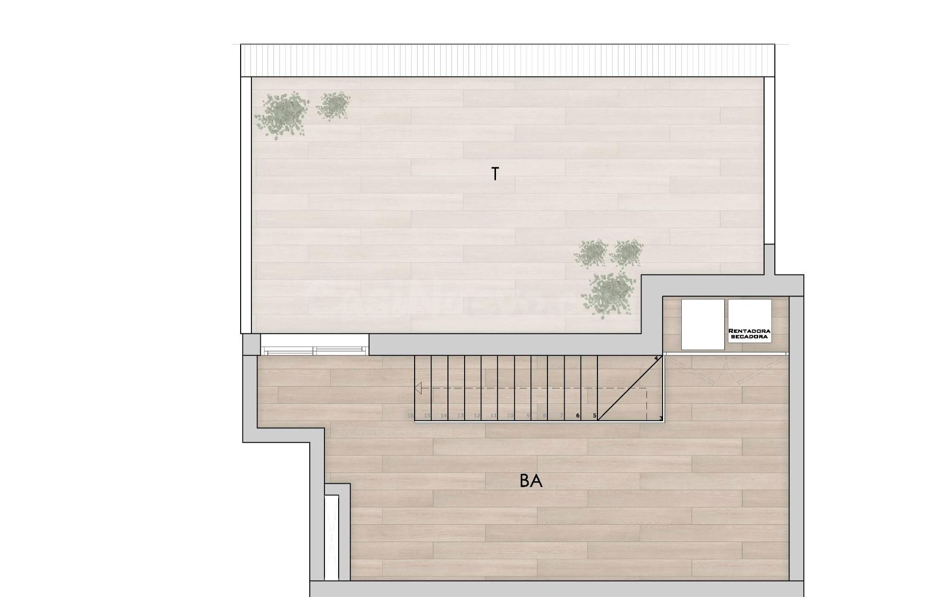 Atico-Duplex de obra nueva en el centro de Calonge, 4 dormitorios, 2 baños, parking y trastero. Oportunidad!! - foto 5