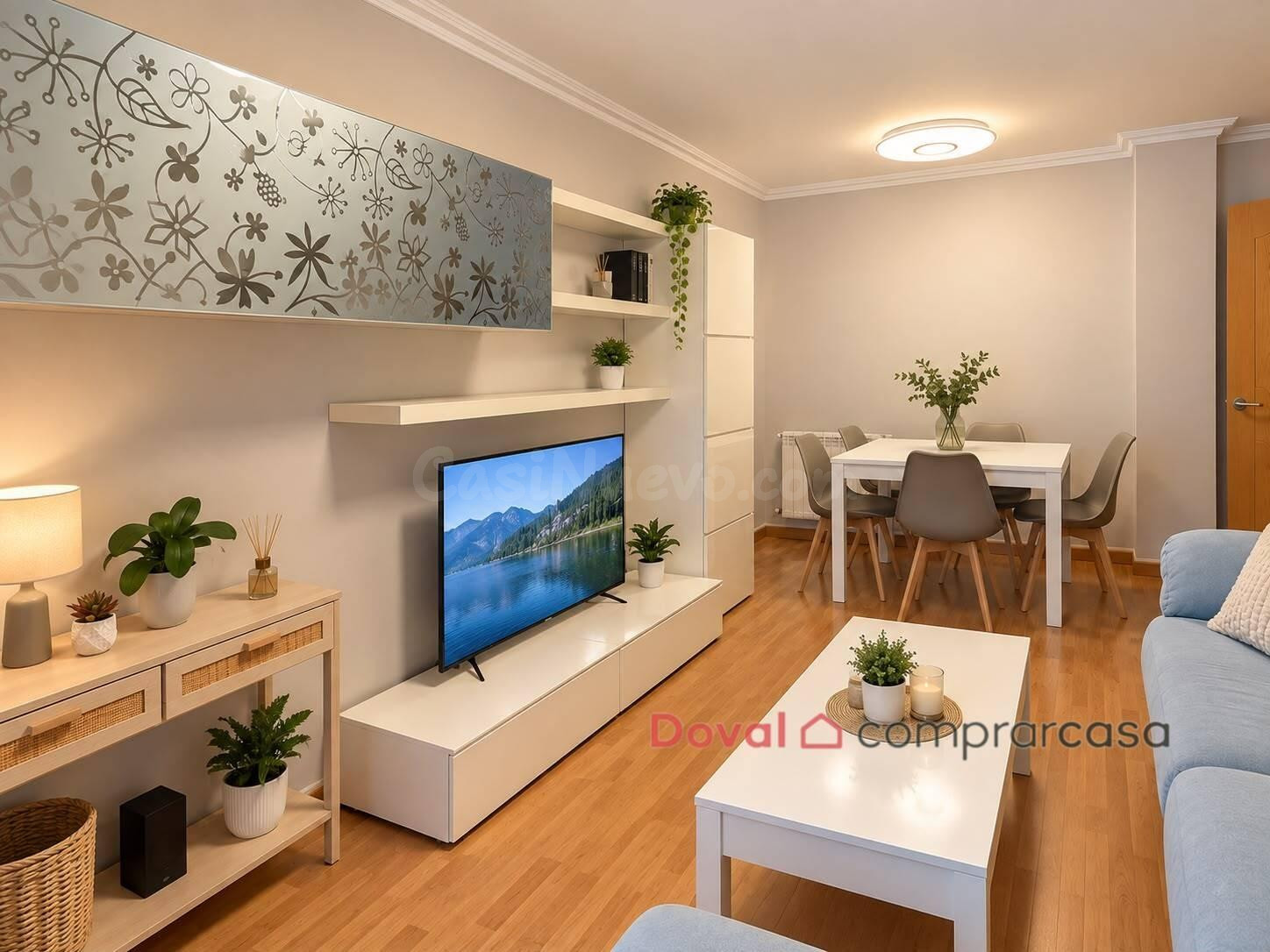 Amplio piso de 3 dormitorios en venta en O Porriño con garaj