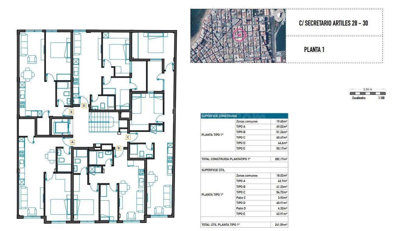Piso 2 habitaciones 47m² en venta - Santa Catalina - foto 3