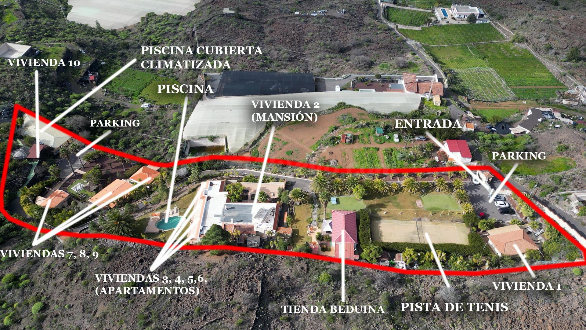 FINCA RESIDENCIAL CON 6 CASAS, 4 APARTAMENTOS, PISCINAS, PIS - foto 2