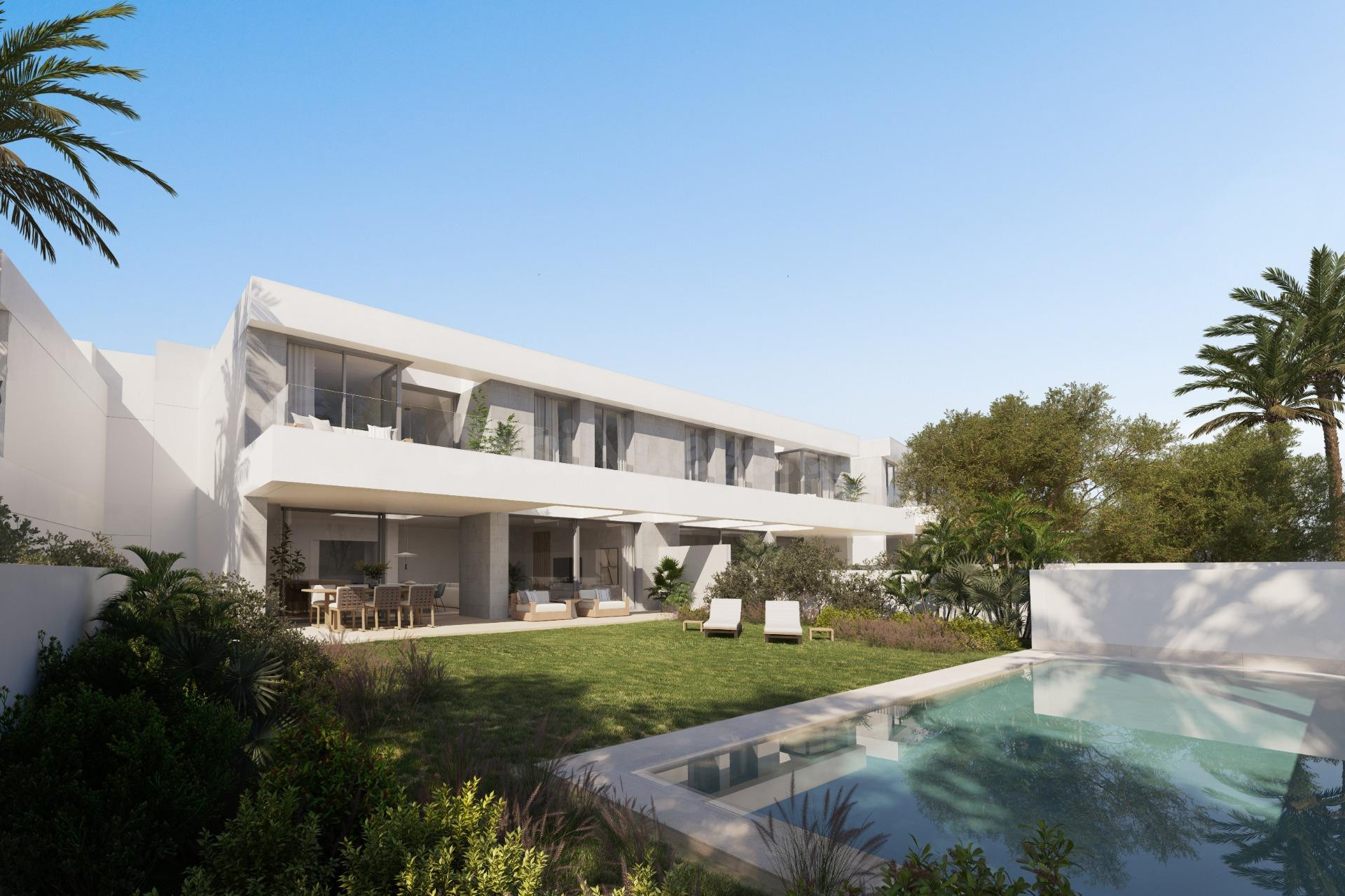 Proyecto de nueva construcción de chalets de lujo con vistas