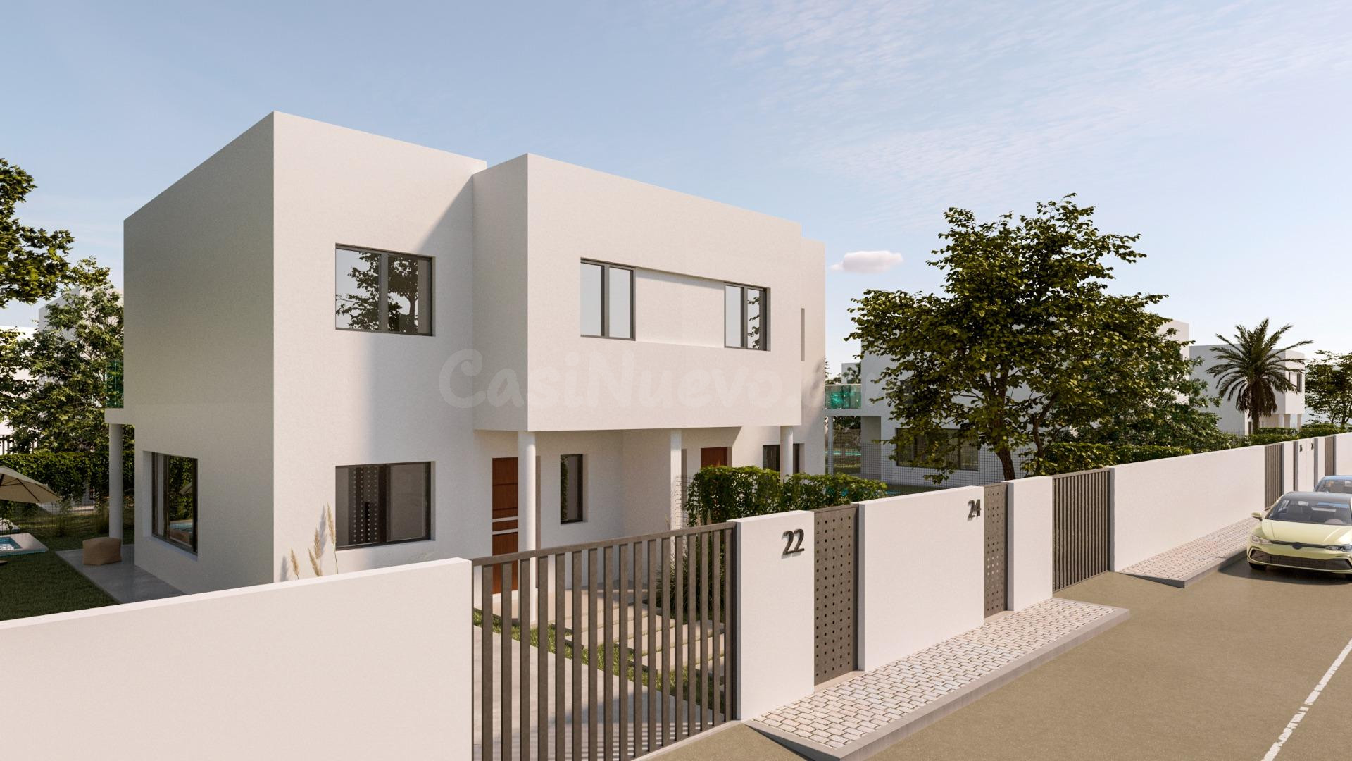 VENTA DE CHALET PAREADOS CON PISCINA POZO DE GUADALAJARA