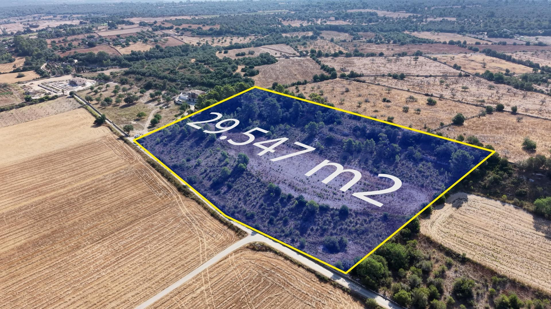 Terreno edificable de 29.547 m2 con vistas despejadas en Pet - foto 2