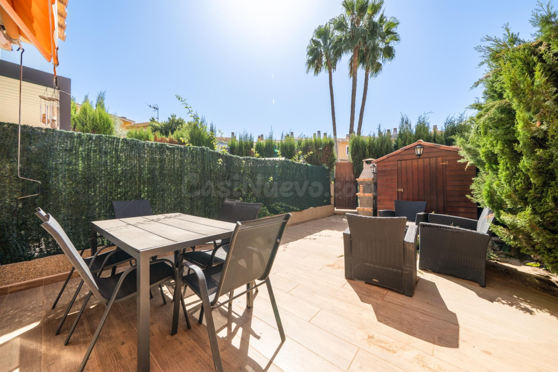 Alquiler chalet adosado en Sa torre con piscina comunitaria