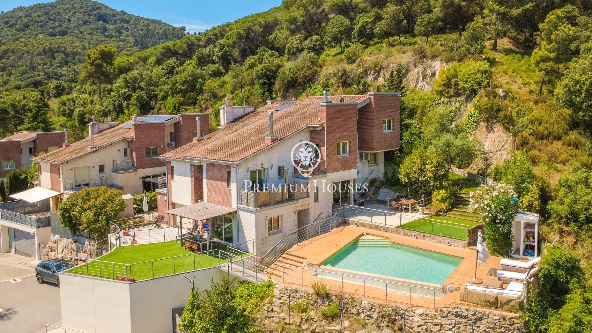 Excelente casa con vistas infinitas en venta en Vallromanes - foto 2