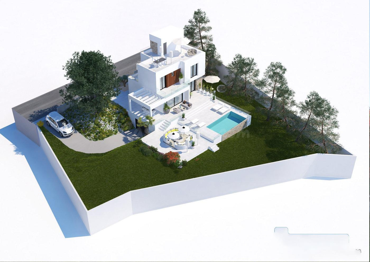 Parcela urbana de 818 m2. con proyecto para construcción de  - foto 4
