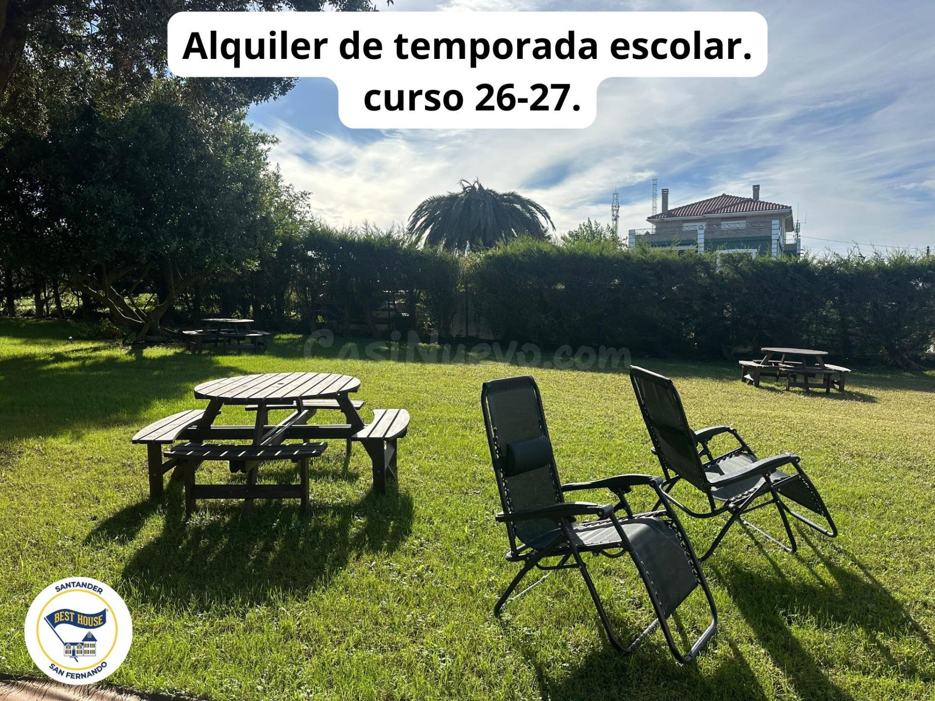 Dúplex ideal para curso escolar en Miengo: cómodo, equipado 