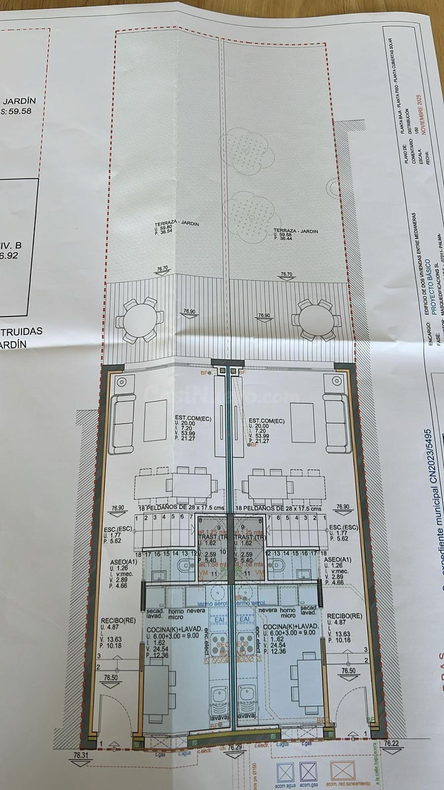 VENTA DE DOS PAREADOS DE OBRA EN NUEVA EN LA VILETA - PALMA - foto 3